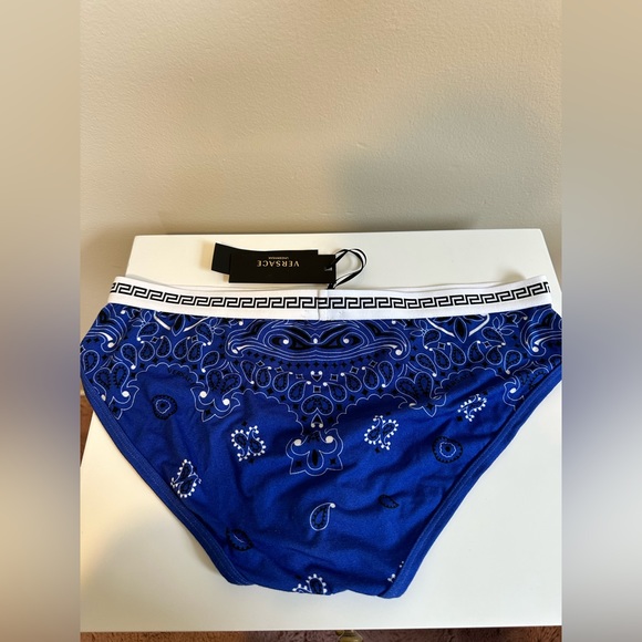 VERSACE Paisley Print Brief - Picture 4 of 7